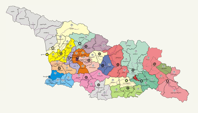 საქართველოს რუქა საქართველოს რუქა